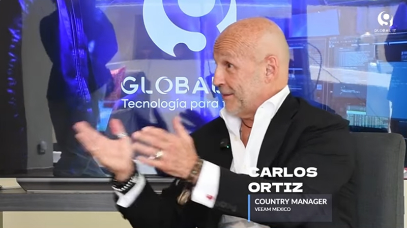 Carlos Ortiz en Global IT Media: Resiliencia Radical con Veeam México