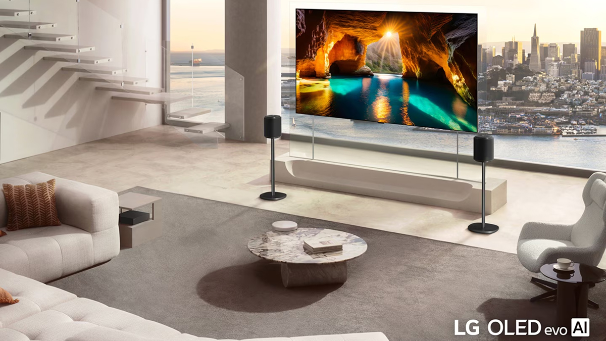 LG revive el icónico Wallpaper TV con tecnología inalámbrica y brillo extremo