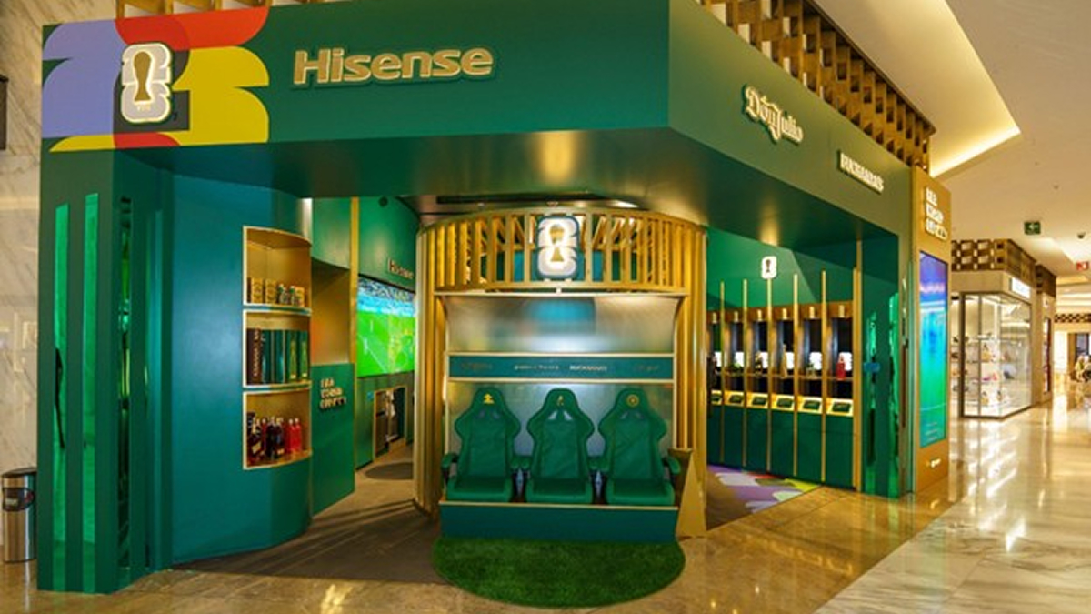 Hisense trae a Polanco tecnología y pasión mundialista