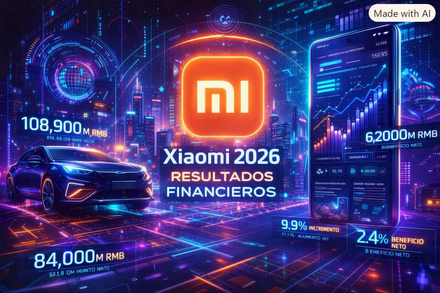 Resultados financieros positivos para Xiaomi