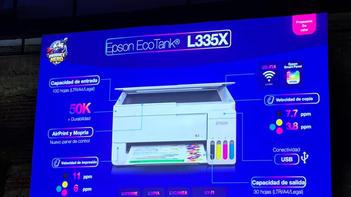 Epson integra IA en la nueva generación de impresoras EcoTank